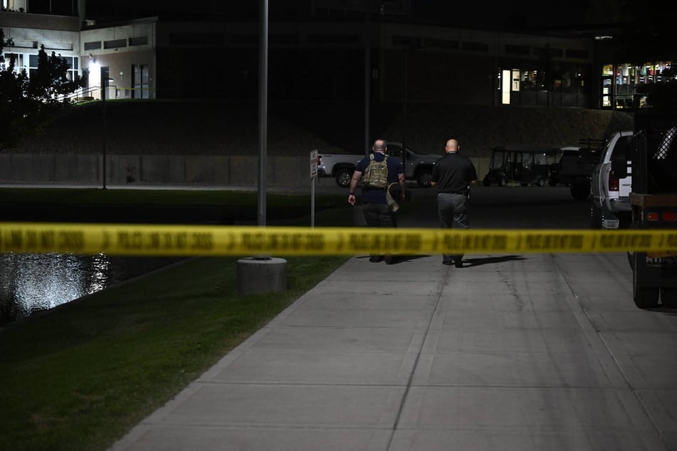 Die Polizei sperrte den Tatort an der Utah Valley University ab.