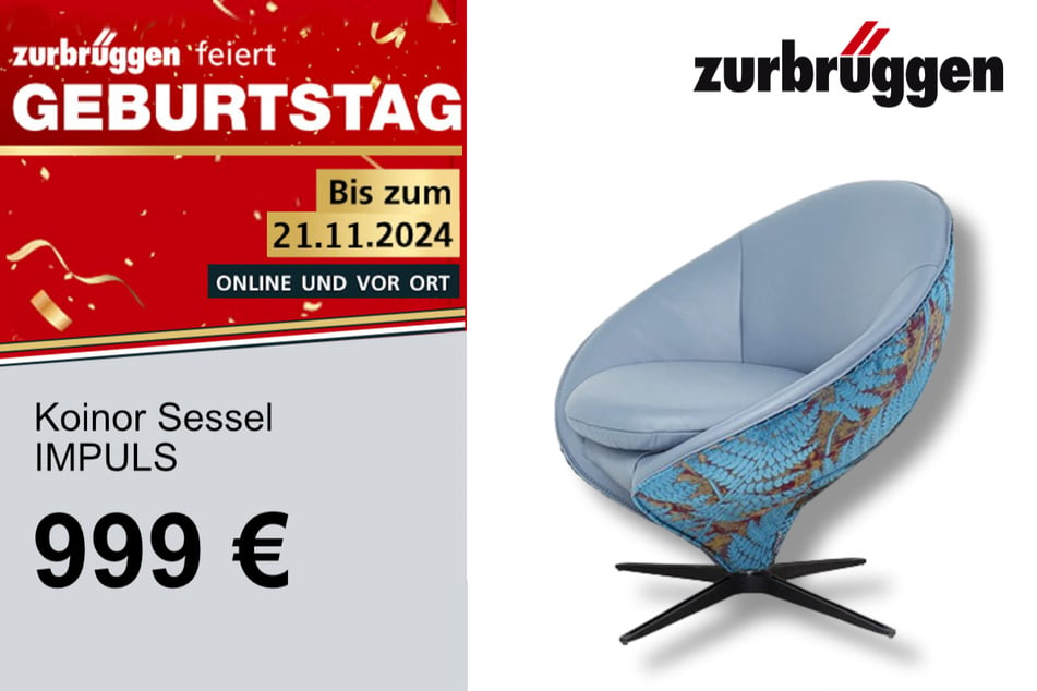 Der Koinor Sessel IMPULS
für nur 999 Euro.