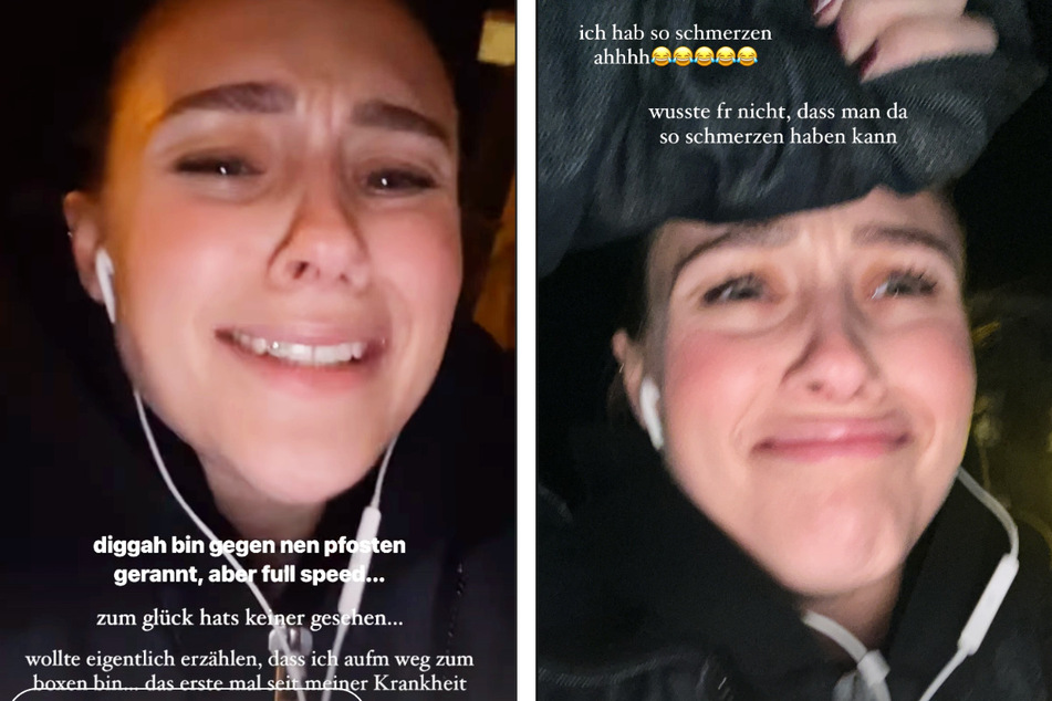 In ihren Instagram-Storys vom Dienstagabend dokumentierte Greta Engelfried (24) einen für sie sehr schmerzhaften Unfall, den sie auf einer Straße in Berlin hatte.