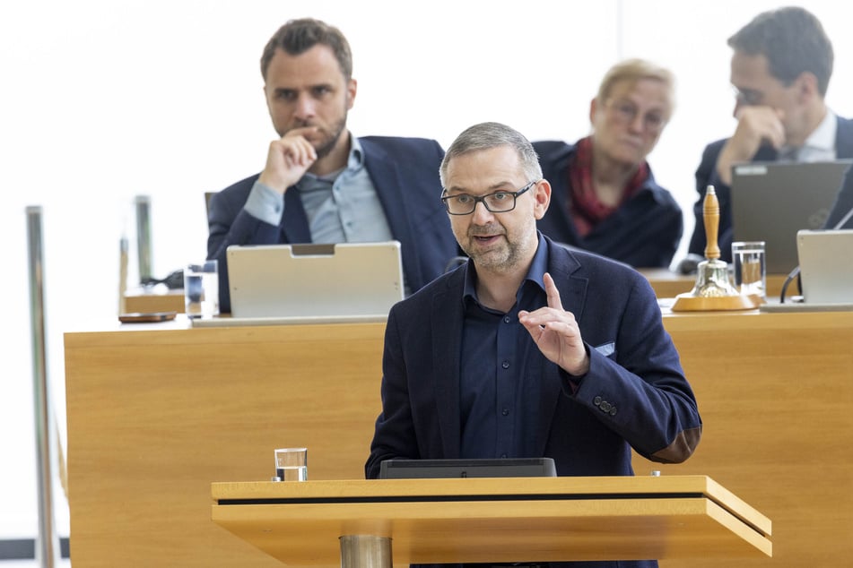 Jens Hentschel-Thöricht (47, BSW) macht Druck auf die Landesregierung beim Thema Katastrophenschutz.