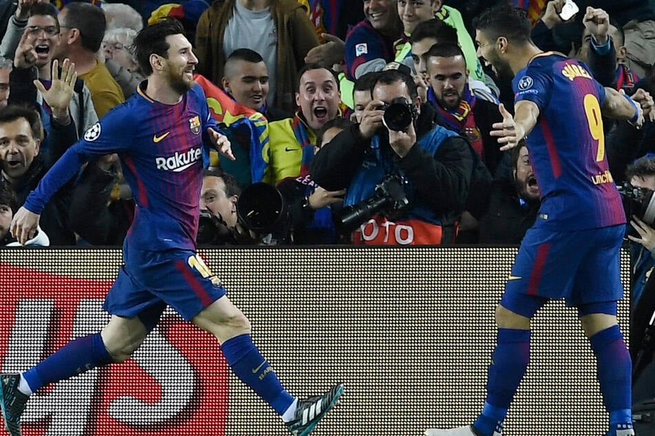 Lionel Messi (36, l.) und Luis Suárez (36) gelang bei Barcelona einfach alles. (Archivbild)