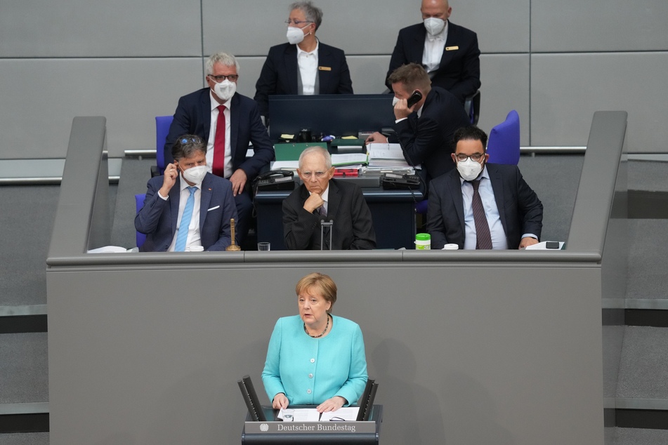 Wolfgang Schäuble (78, CDU, M.) ist seit 2017 der Präsident des Deutschen Bundestages.