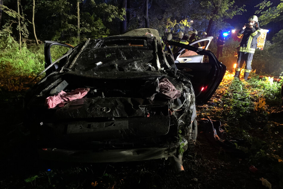 Die Salzufler Straße musste für die Unfallaufnahme etwa zwei Stunden gesperrt werden.