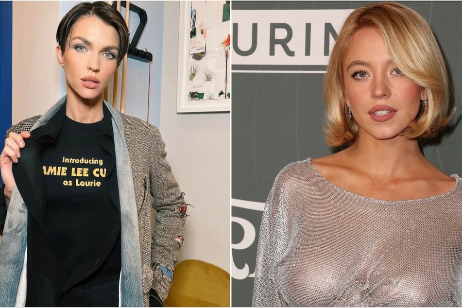 Ruby Rose (l.) slammed Sydney Sweeney after the movie Christy suffered one of the worst opening weekends in box office history.