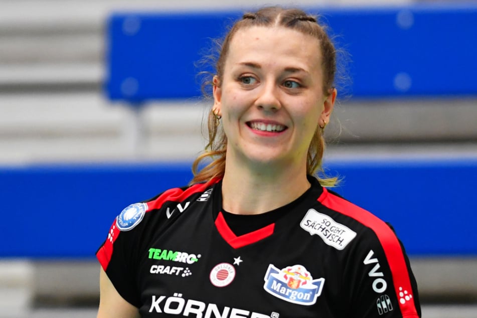 Maja Storck machte es den Straubingerinnen mit den Hammer-Aufschlägen brutal schwer, den Ball anzunehmen.