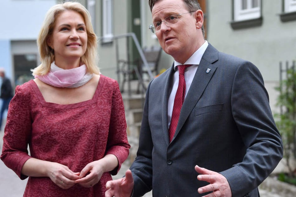 Manuela Schwesig und Bodo Ramelow bei der Ost-Ministerpräsidentenkonferenz früher in diesem Jahr.