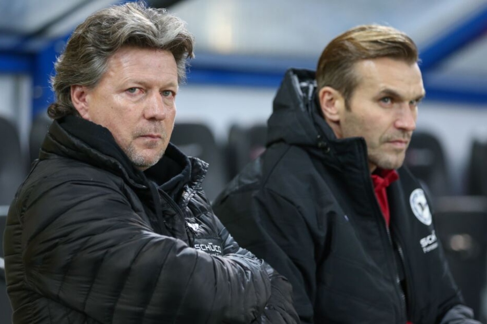 Carsten Rump (r.) musste zusammen mit Trainer Jeff Saibene den Verein verlassen.