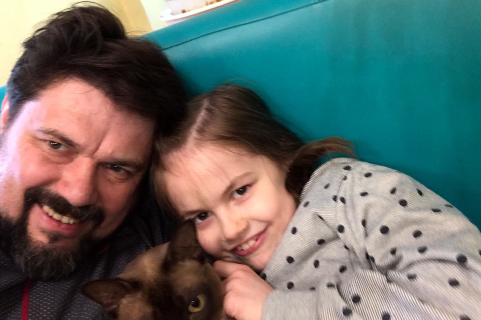 Eines der letzten Bilder von Vater und Tochter.