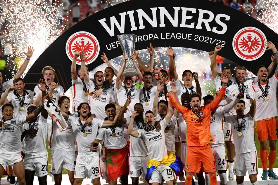 2022 feierte Eintracht Frankfurt den Gewinn der Europa League. Im kommenden Jahr findet das Finale in der Mainmetropole statt.