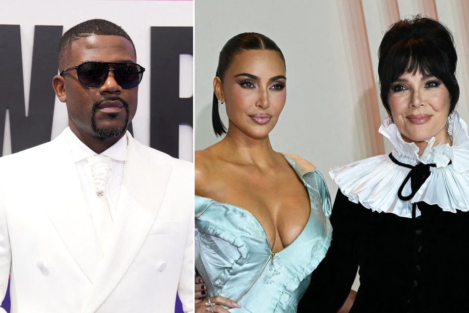 Kris Jenner (r.) slammed Kim Kardashian's ex Ray J (l.) in a new filing, accusing the rapper of "terrorizing" her daughter.