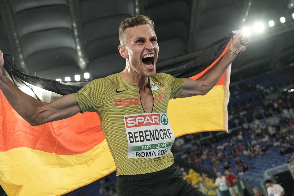 Karl Bebendorf (28) schnappte sich in Rom die Bronzemedaille. Der Deutsche Leichtathletik-Verband hat seit der EM allerdings auch Corona-Fälle zu beklagen.