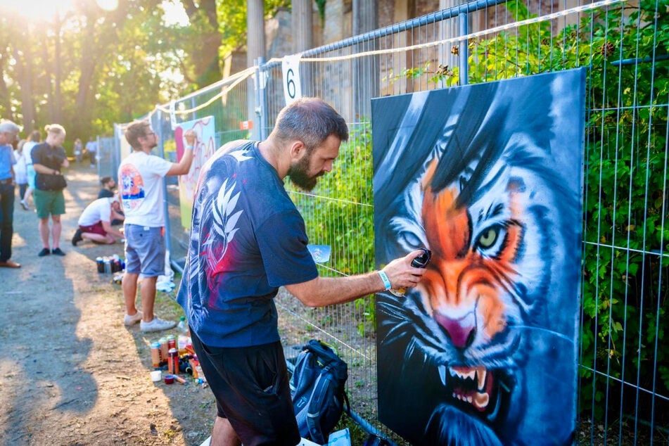 Streetart-Künstler zeigen am 19. Juli eindrucksvolle Live-Paintings.