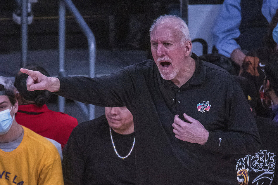 Head coach Gregg Popovich of the San Antonio Spurs is now the NBA's regular-season leader in wins with 1,336 victories.