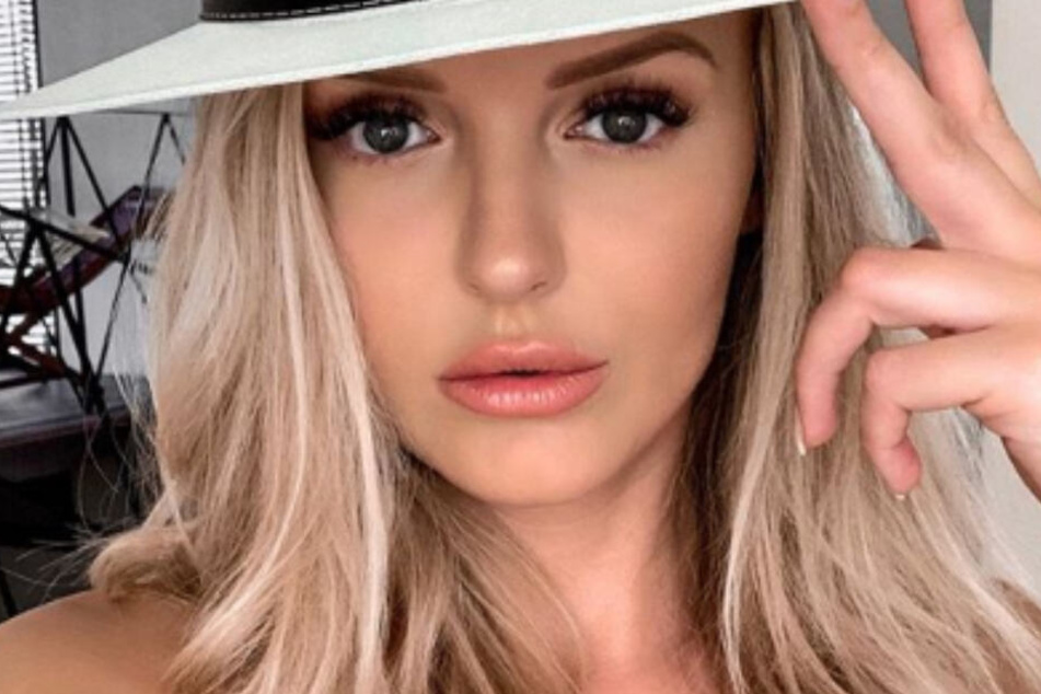 Die bekannte Instagrammerin Erika Dorodnova im Urlaub.