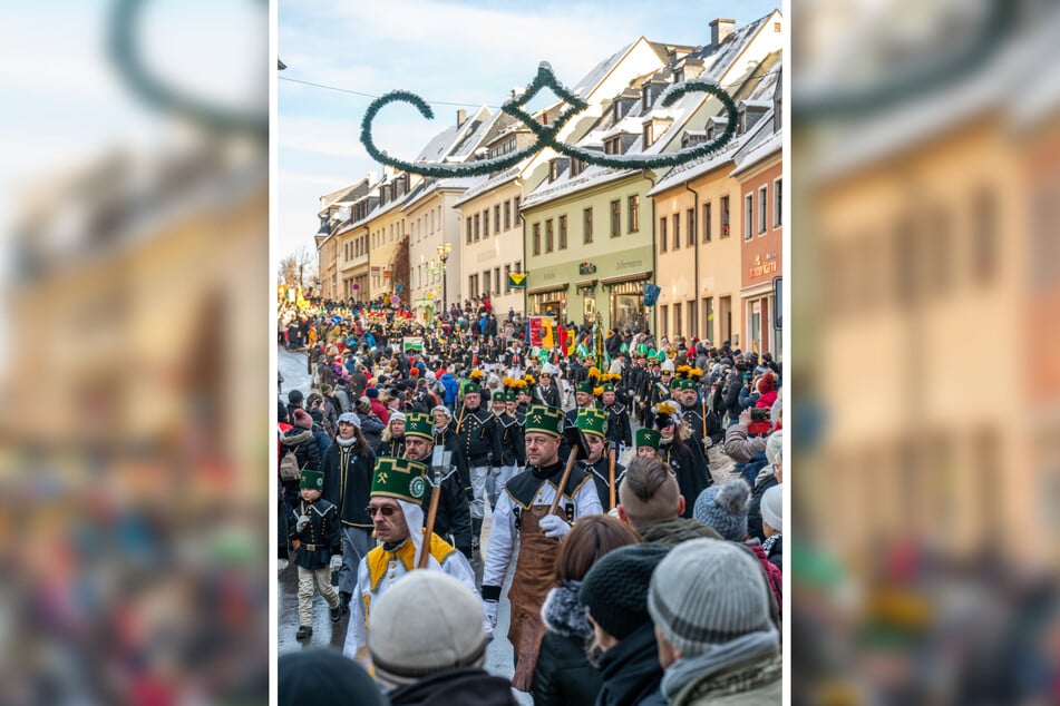 Berühmt über die Stadtgrenzen hinaus ist die Annaberger Bergparade.