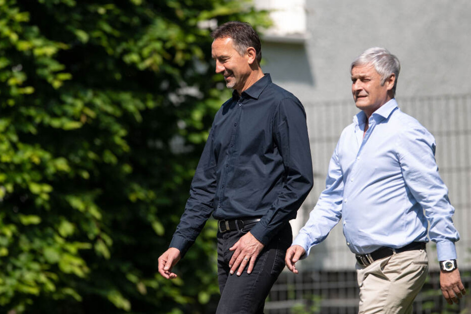 Ersatz gesucht: Trainer Achim Beierlorzer (51) und Sportdirektor Armin Veh (58) mussten den 1. FC Köln zuletzt verlassen.