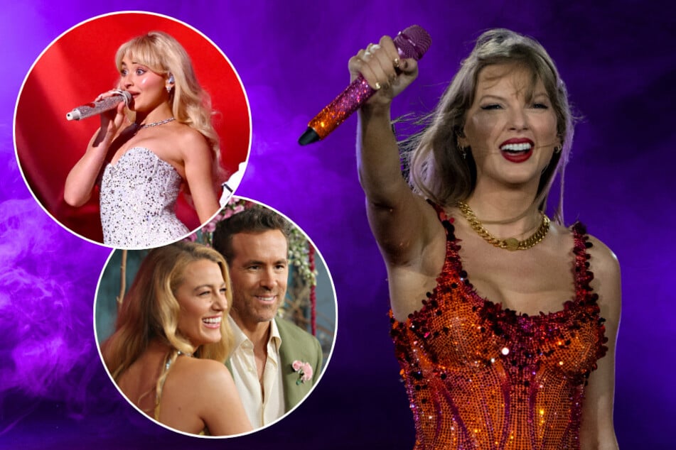 Taylor Swift (r.) surprised fans with special guests at her New Orleans Eras Tour stop!