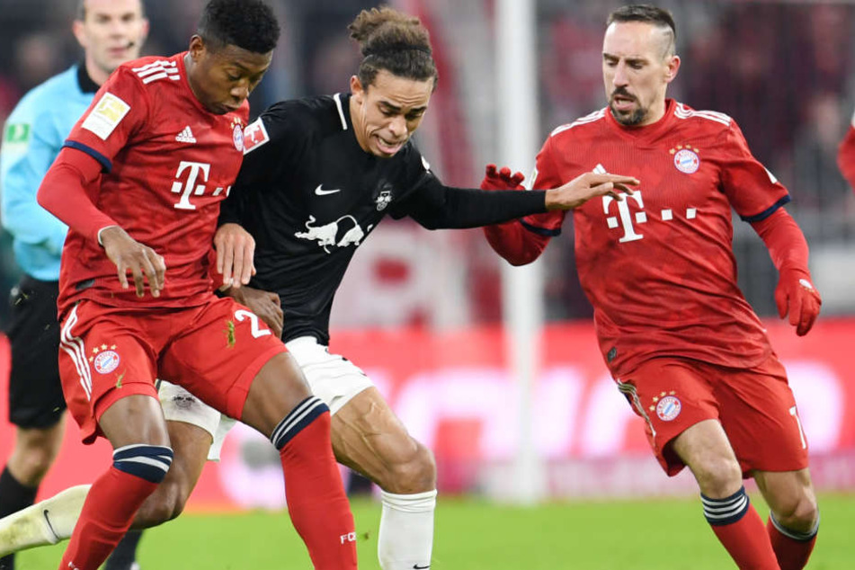 Franck Ribéry (r.) erzielte in der Schlussphase der Partie den entscheidenden Treffer des Tages.