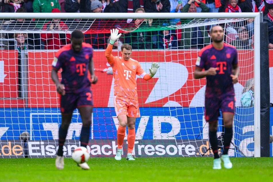 Manuel Neuer patzte im Spiel gegen Augsburg.