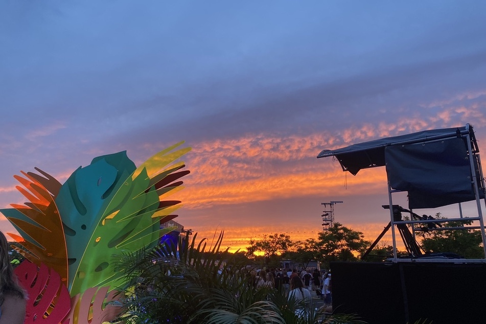 There's nothing like taking in NYC sunsets at Governors Ball Music Festival!