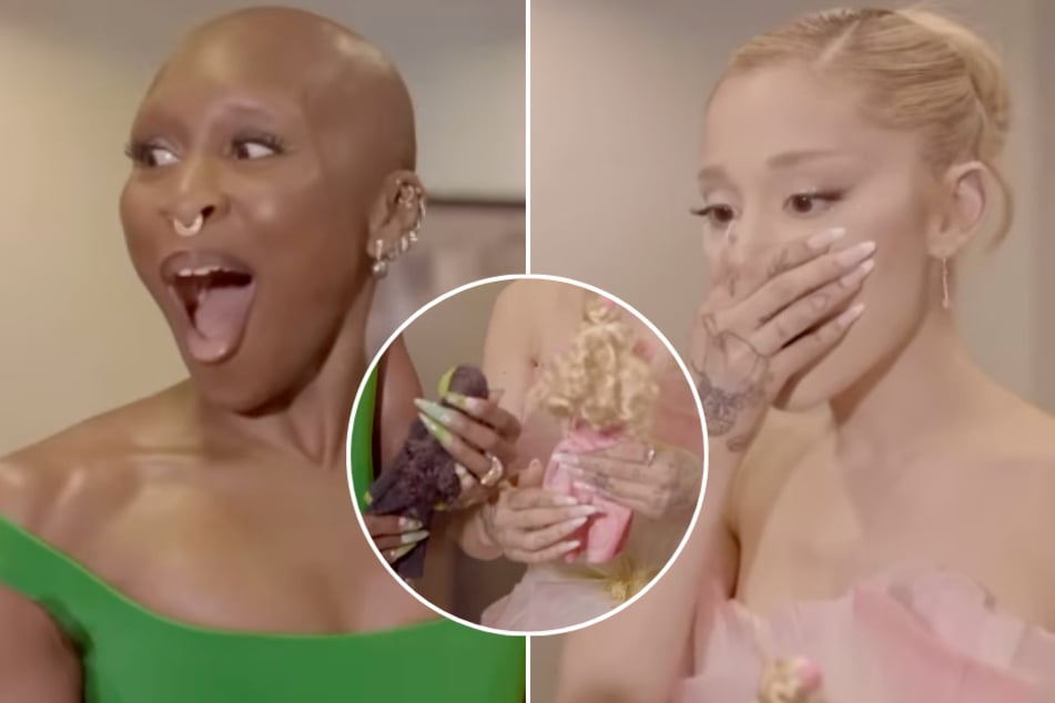 Ariana Grande and Cynthia Erivo react to their Wicked Barbies: "Dream come true"