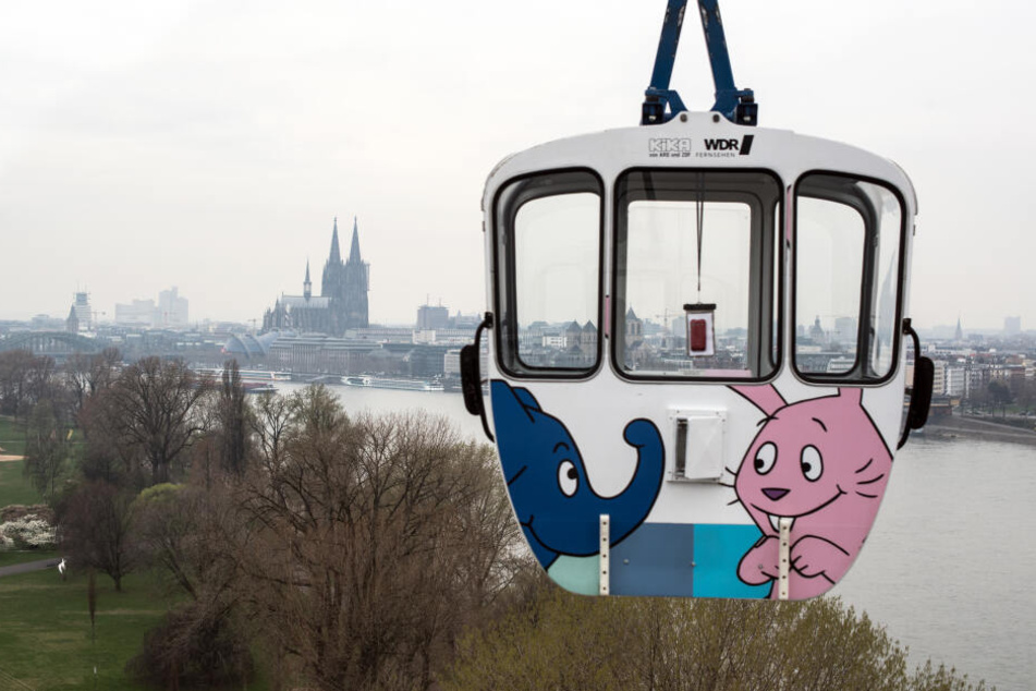 Die Kölner Seilbahn hat ihren Betrieb wieder aufgenommen.