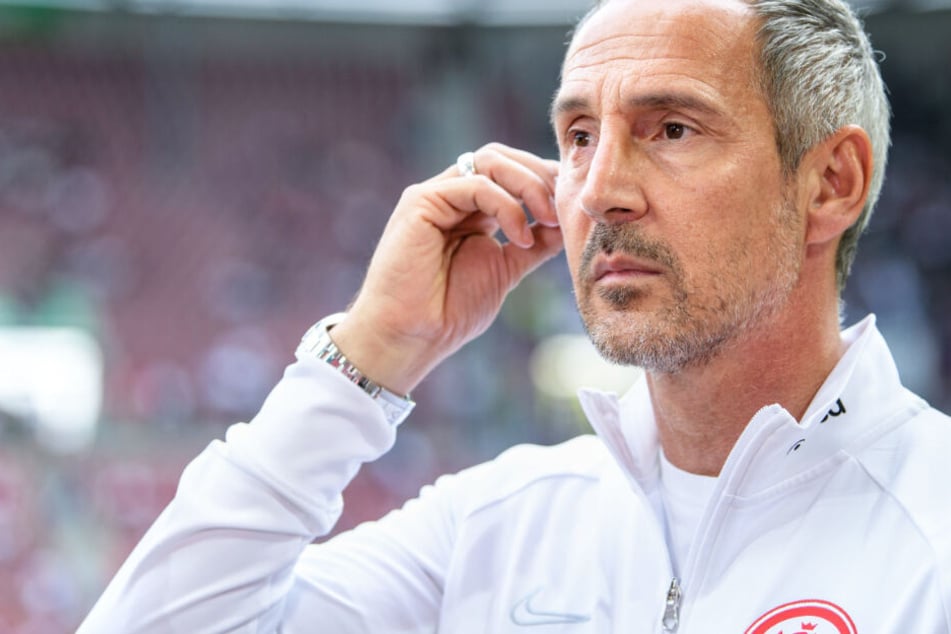 Das Foto vom 14. September zeigt Ade Mütter, den Trainer von Eintracht Frankfurt.