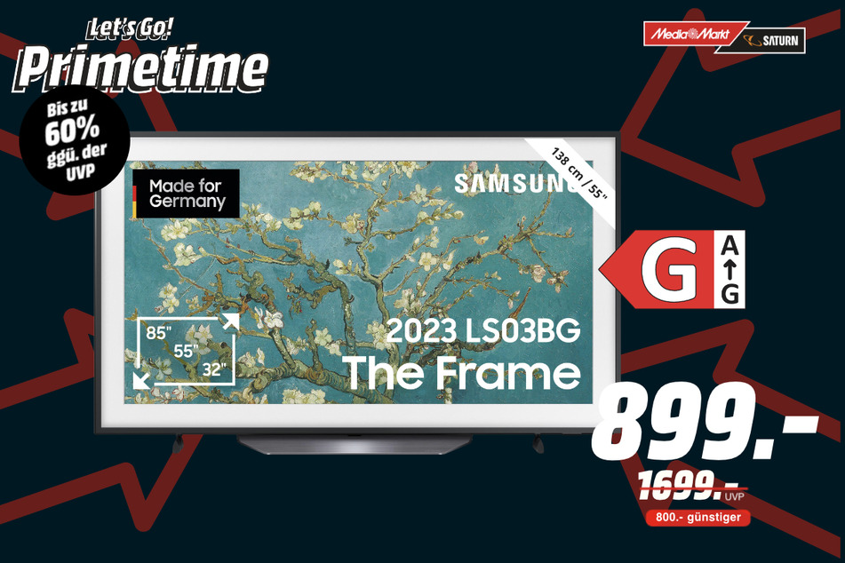 55-Zoll Samsung-Fernseher für 899 statt 1.699 Euro.