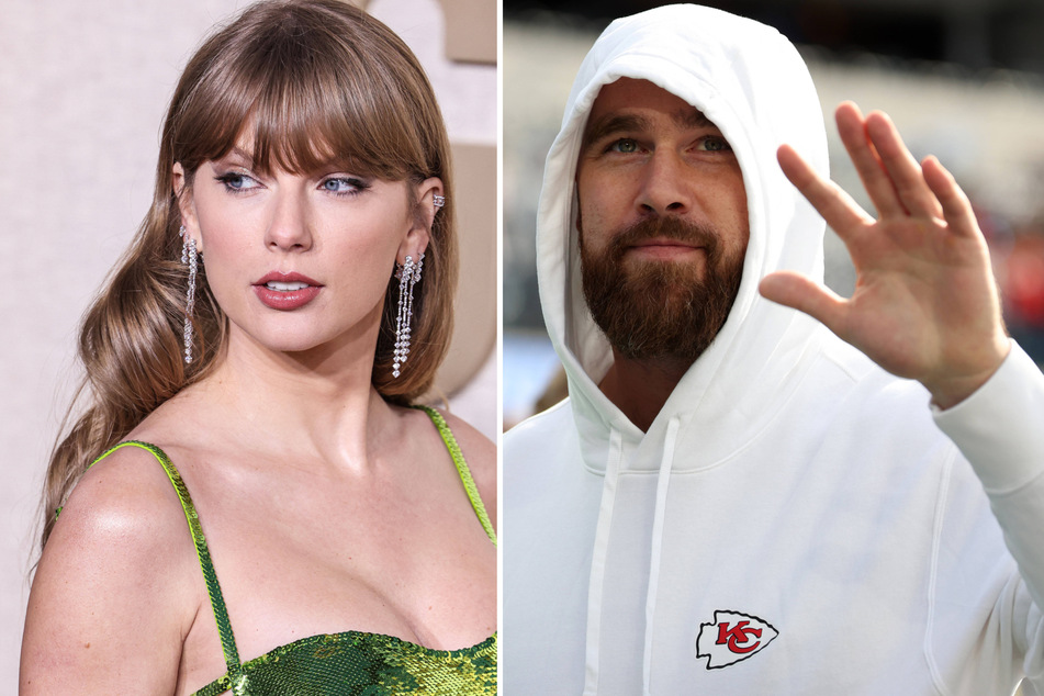 Travis Kelce adorably alluded to Taylor Swift being the most famous person in his contacts in a TikTok video for the Kansas City Chiefs.