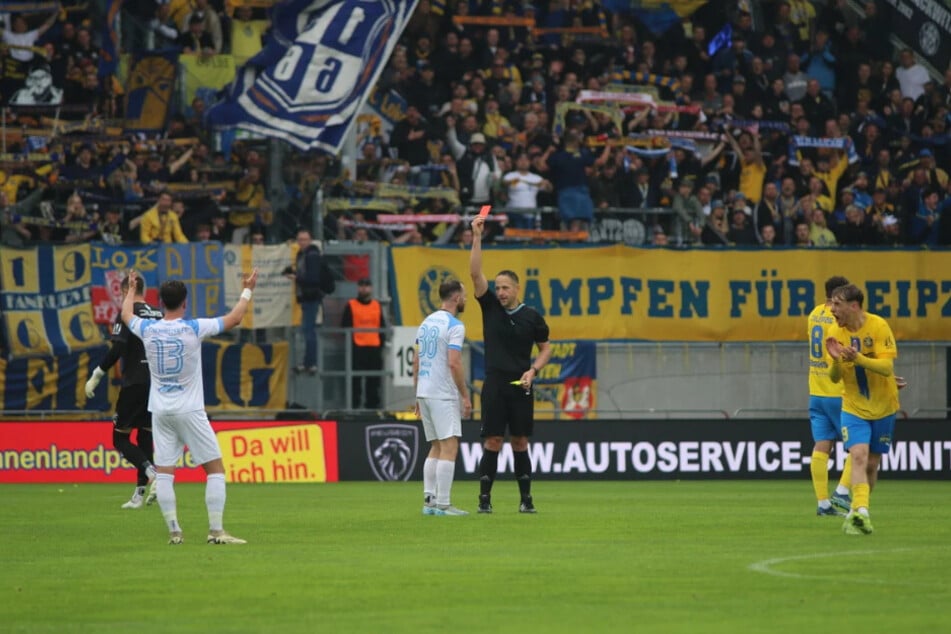Tobias Müller (31, M.) sah gegen Lok Gelb-Rot und wird beim Spiel gegen den FC Eilenburg nicht auf dem Platz stehen..