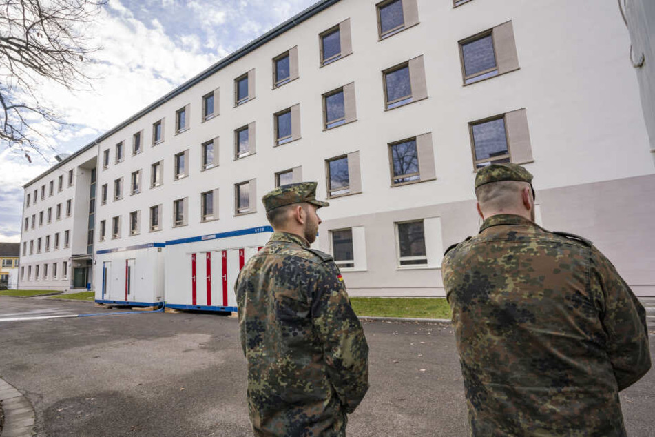 In dieser Bundeswehr-Kaserne werden die deutschen Rückkehr die ersten 14 Tage in Quarantäne verbringen.