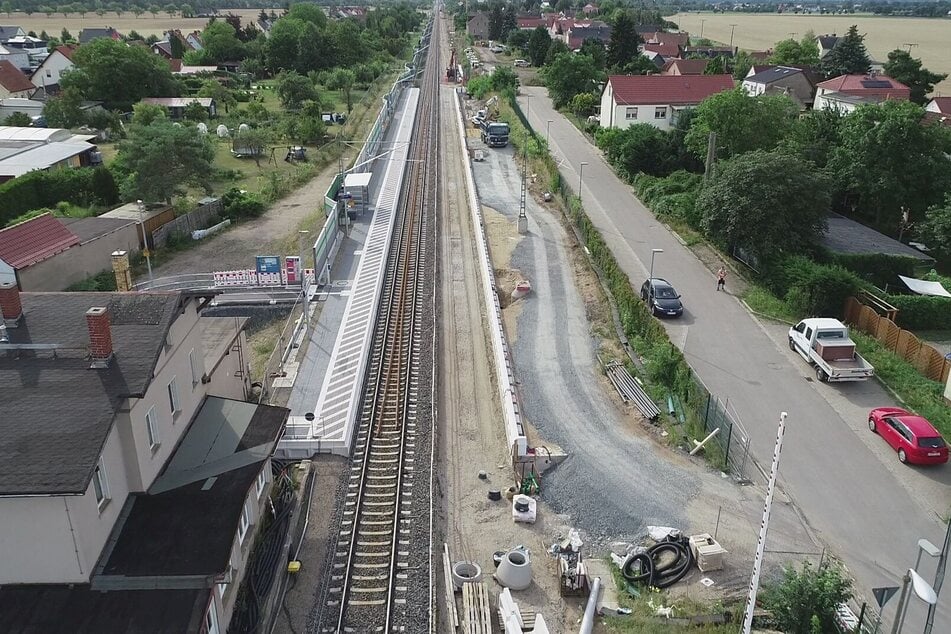 Im derzeit eingleisigen Abschnitt bei Glaubitz kam es zu einem Personenunfall. (Archivbild)