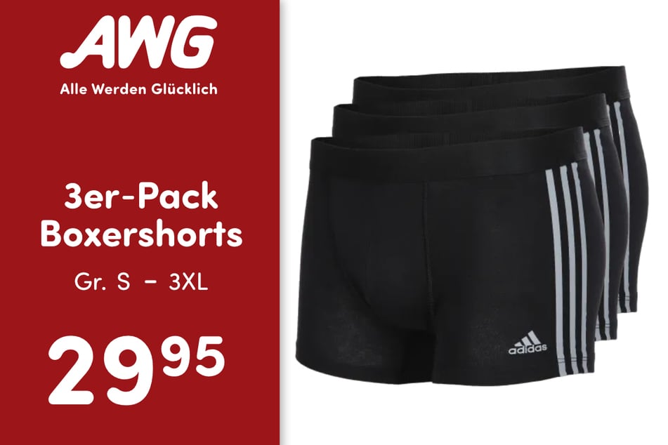 Adidas 3er-Pack Boxershorts