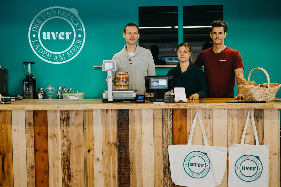 V.l.n.r.: die drei "Uver"-Geschäftsführer Marcus Schaumburg-Müller, Esther Strohmer und Philippe Schäfer.
