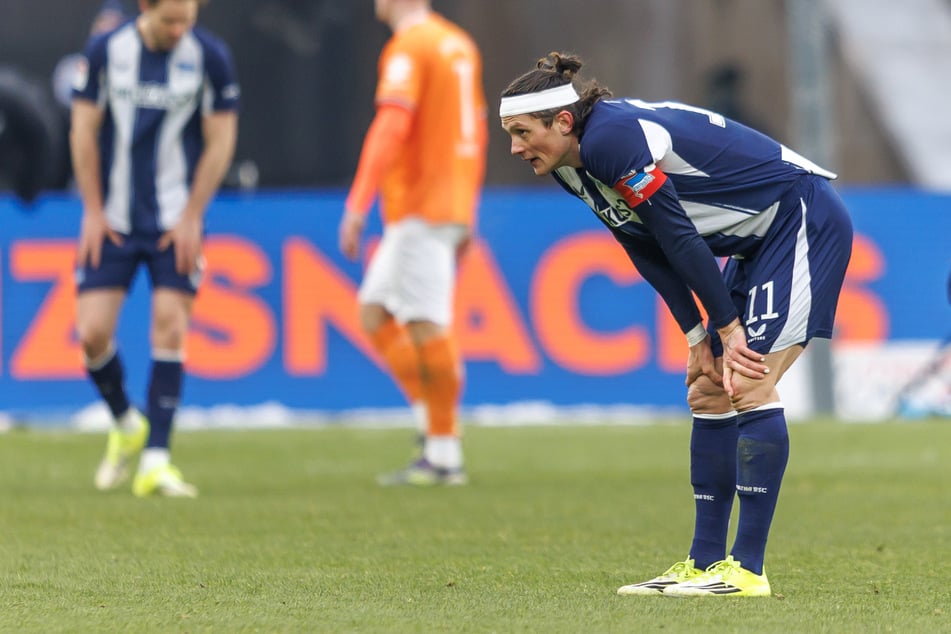 Fabian Reese (28) wird mit Hertha wohl den Aufstieg verpassen.