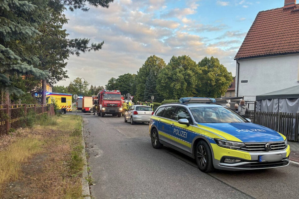 Der Einsatz im Lautaer Stadtgebiet läuft noch.