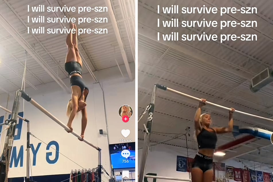 In pursuit of a return to the national championships, Olivia Dunne admitted in a viral TikTok that her NCAA preseason gymnastics training is "no joke."