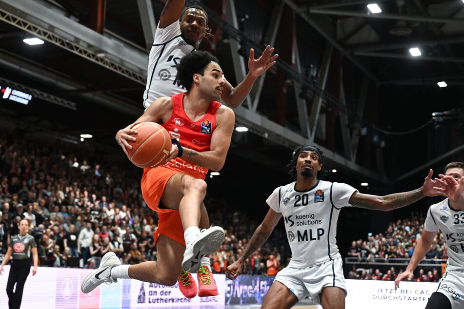 Jacob Gilyard (l.) und sein Team mussten sich am Samstag gegen Heidelberg geschlagen geben.