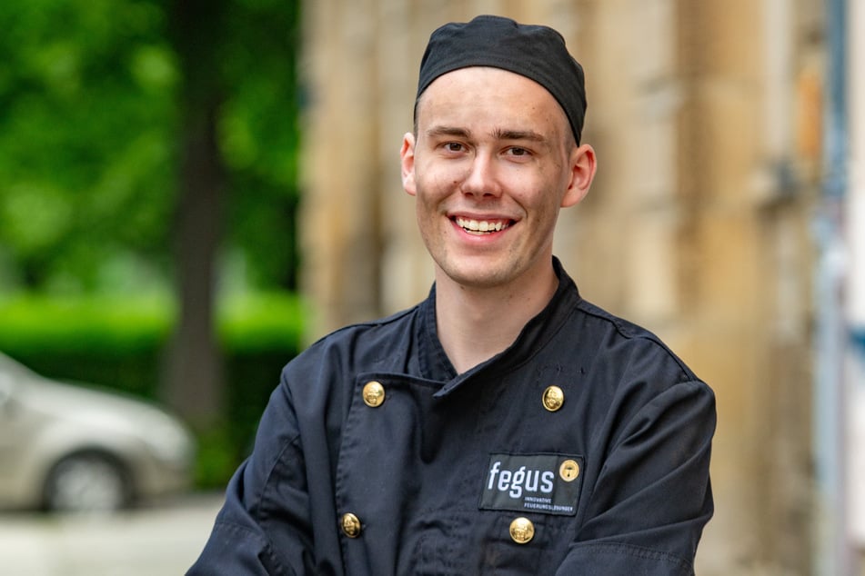 TAG24-Reporter Benjamin Schön (22): Ein bisschen Ruß im Gesicht ist beim Fegen der Essen schon fast normal.
