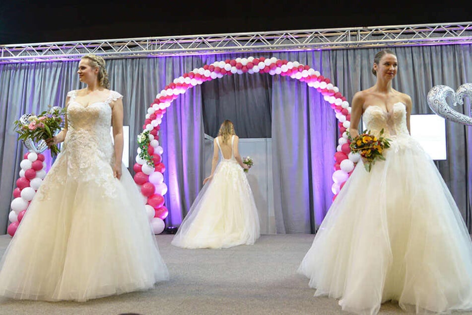 Hochzeiten werden immer pompöser und aufwendiger. Zu sehen auch auf den Brautmodenschauen in der Messe.