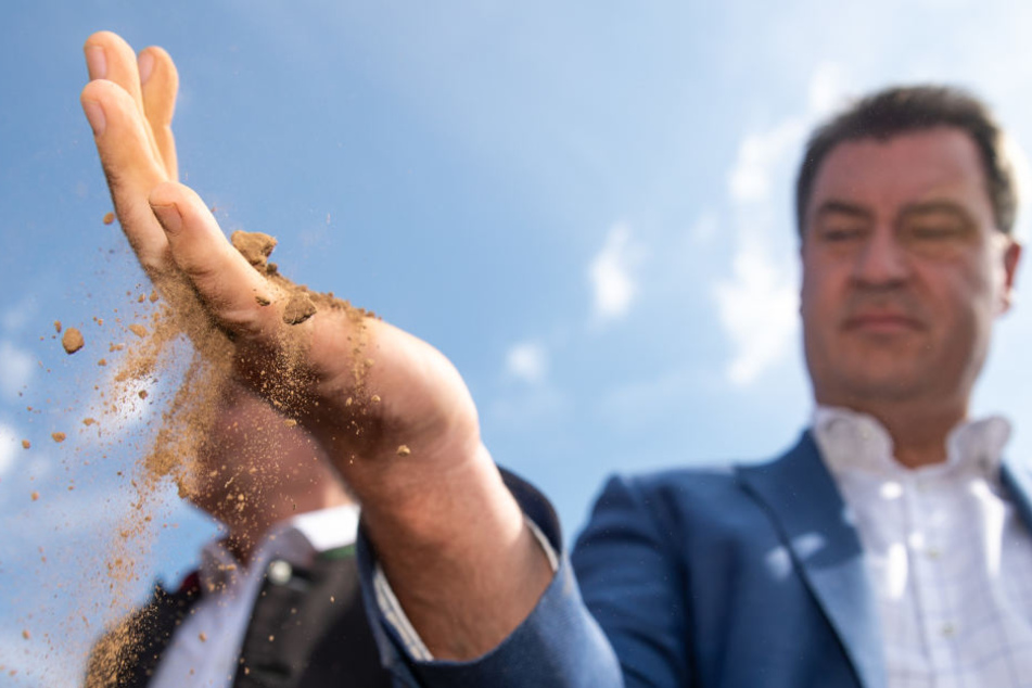 Der Klimawandel ist ein wichtiges Thema für Bayern, laut Ministerpräsident Söder. (Archivbild)