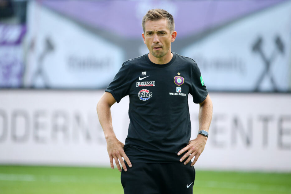 Der mögliche Nachfolger: André Meyer steht ganz oben auf der Wunschliste des CFC. Zwei Monate war er Co-Trainer unter Bruder Daniel beim FC Erzgebirge. Foto: Picture Point/Sven Sonntag