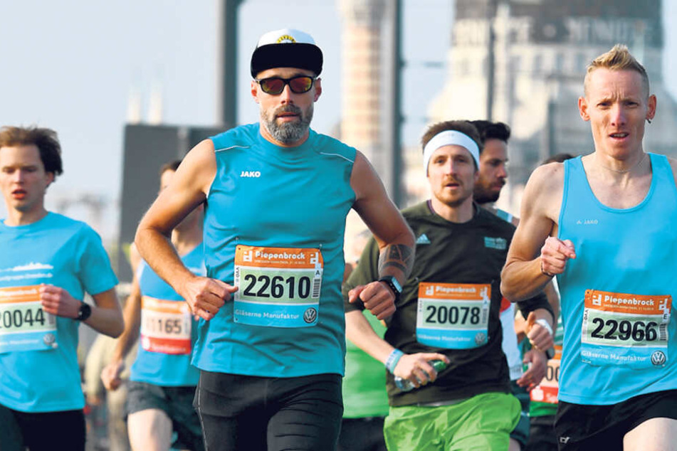 Beim Dresden Marathon geht jeden Oktober in der City gar nichts mehr, sogar die Marienbrücke ist dann dicht.