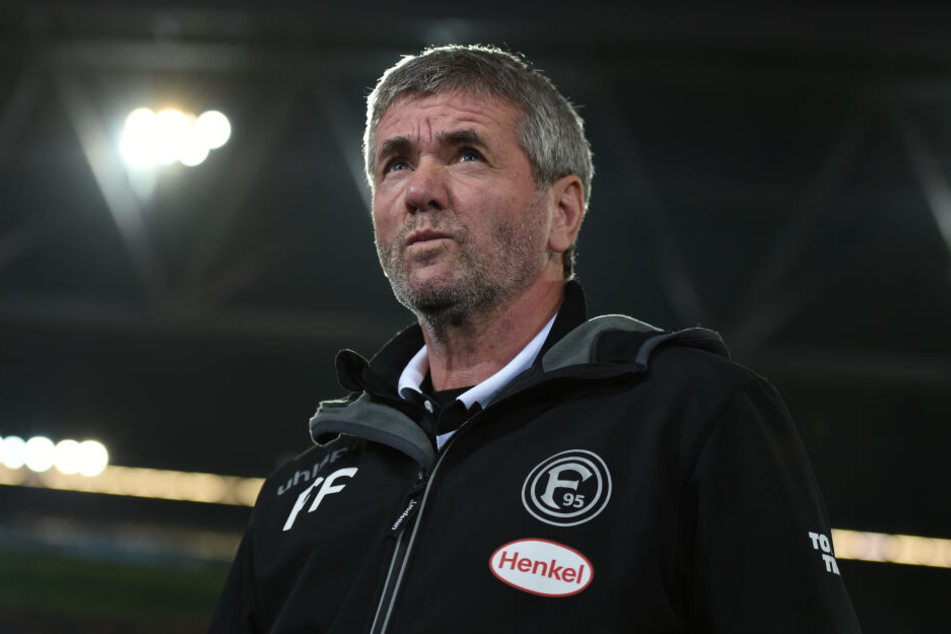 Trainer Friedhelm Funkel (65) kommt am Mittwoch mit Fortuna Düsseldorf zum Benefizspiel ins Leutzscher Holz.