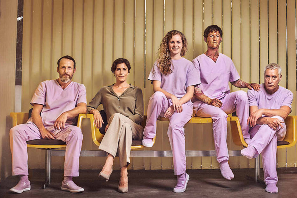 Der "Freaks"-Cast: Wotan Wilke Möhring, Nina Kunzendorf, Cornelia Gröschel, Tim Oliver Schultz und Ralf Herforth (v.l.).