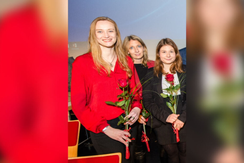 Dorothee Martin (SPD, links) ist seit März 2011 Mitglied der Hamburgischen Bürgerschaft.