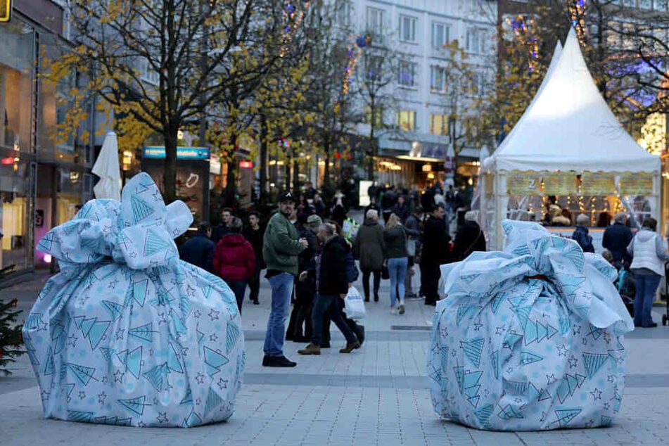 Die verpackten Sand-Hindernisse aus dem vergangenen Jahr wird es in diesem Jahr auf dem Bochumer Weihnachtsmarkt nicht mehr geben.