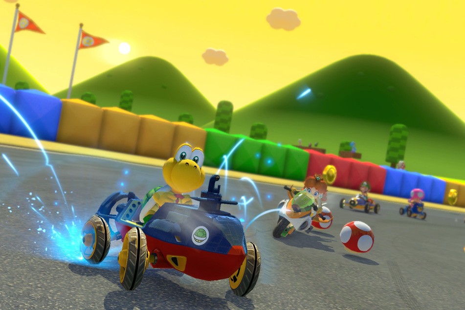 A first-look at the new Booster Course Pass Wave 2 track SNES Mario Circuit 3.