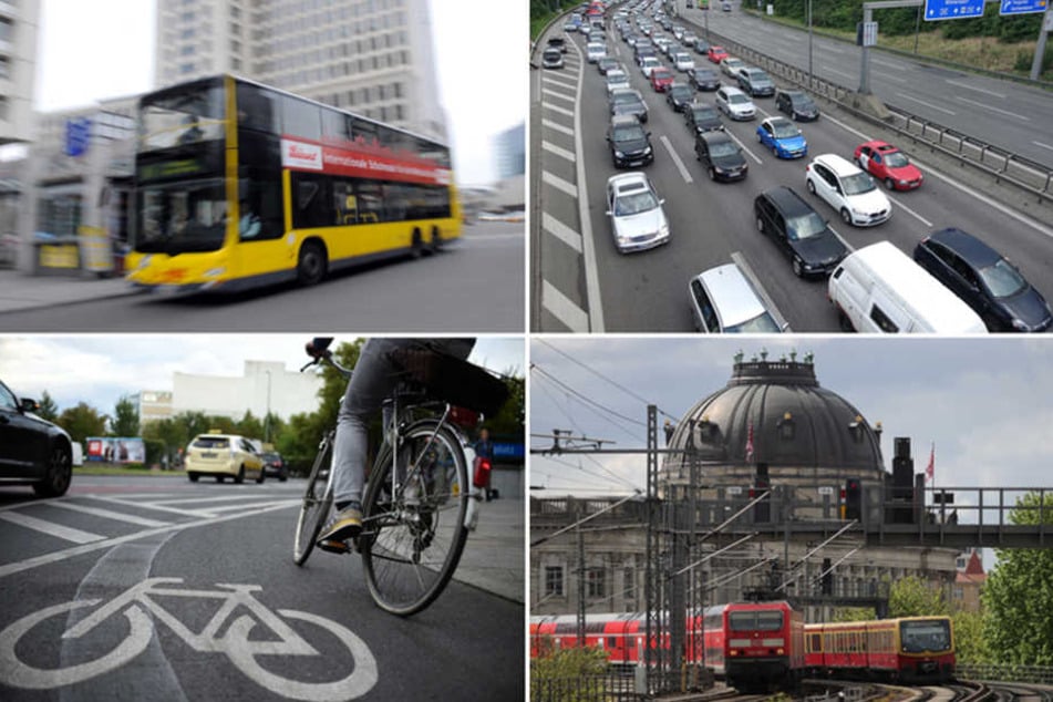 Fahrrad, Auto, Bus oder Bahn - die Mobilität lässt in Berlin noch zu Wünschen übrig.
