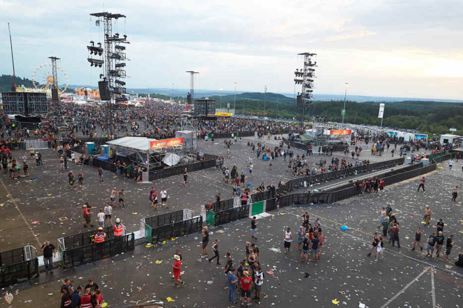 Das Gelände von Rock am Ring musste aufgrund einer Terrorwarnung geräumt werden.